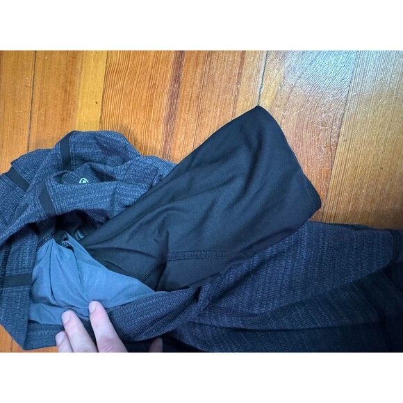 Lululemon Pace Breaker Shorts Lined 9" Heather Black Gray Textured Men's Small - Picture 4 of 6